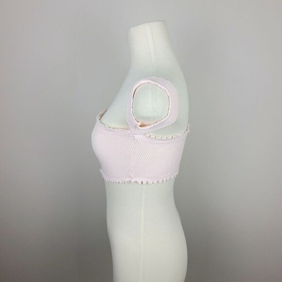 Hot & Delicious Light Pink Off The Shoulder Bandeau Top Small - Picture 7 of 16